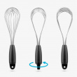 Folding balloon whisk