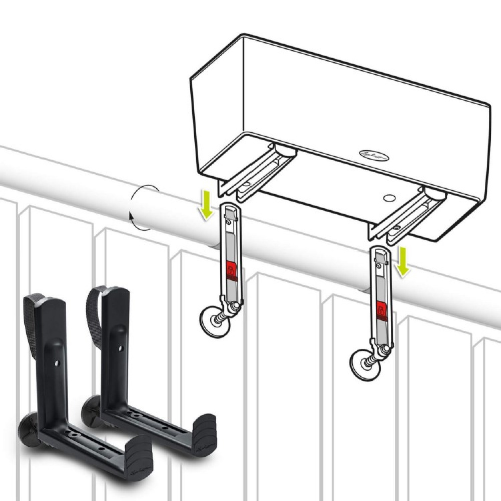 Flower box balcony bracket in the group at SmartaSaker.se (13724)