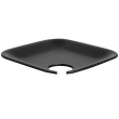 Mingle plate with glass holder Mingle plate with glass holder