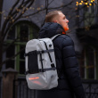 Waterproof rucksack with lights, 30 litres