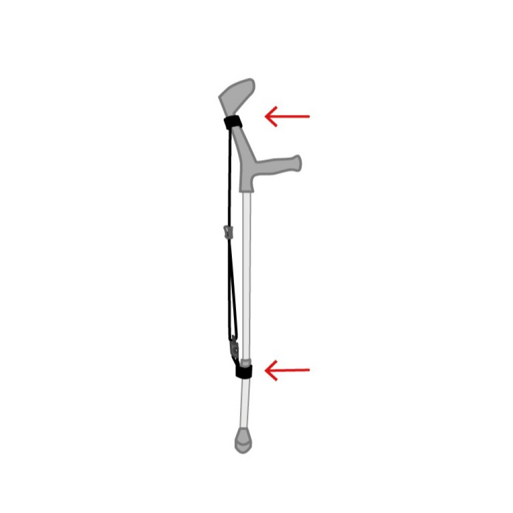 Shoulder strap for crutches in the group Safety / Security / Smart help at SmartaSaker.se (13782)