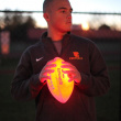 Light-up American football