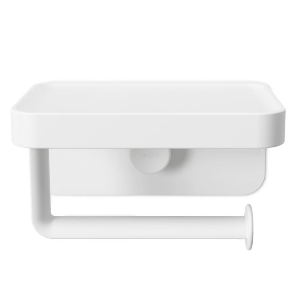 Toilet roll holder with shelf in the group House & Home / Bathroom / Toilets and sinks at SmartaSaker.se (13802)