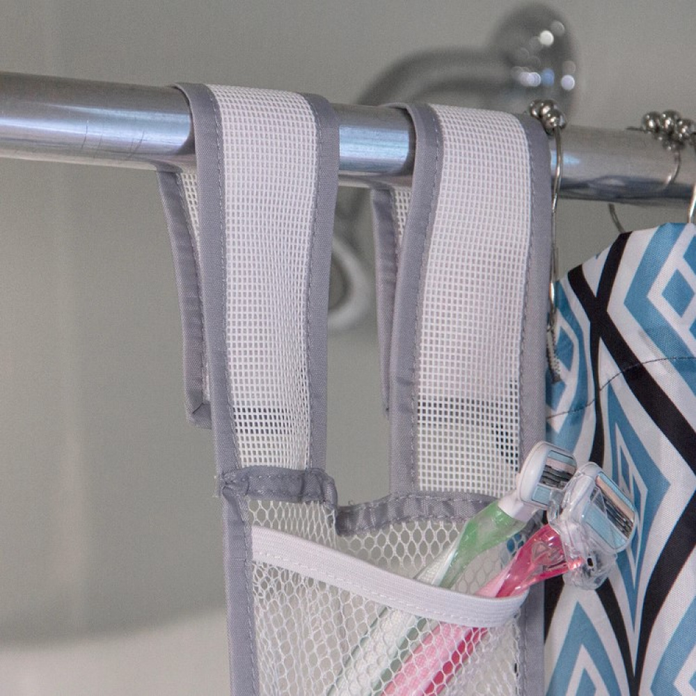 Hanging shower caddy - With large mesh pockets