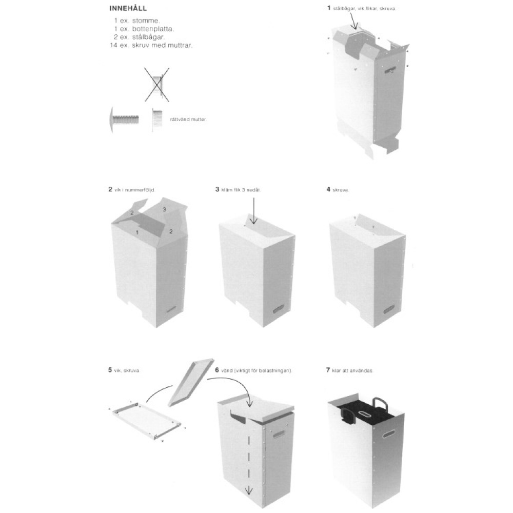 Recycling sorting box in the group House & Home / Sustainable Living / Recycling at SmartaSaker.se (13826)