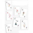 Deck of cards with maths symbols