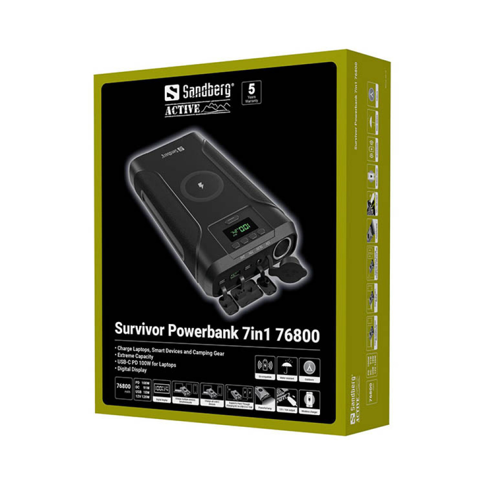 Powerbank 72000 mAh in the group House & Home / Electronics / Chargers and Powerbanks at SmartaSaker.se (13837)