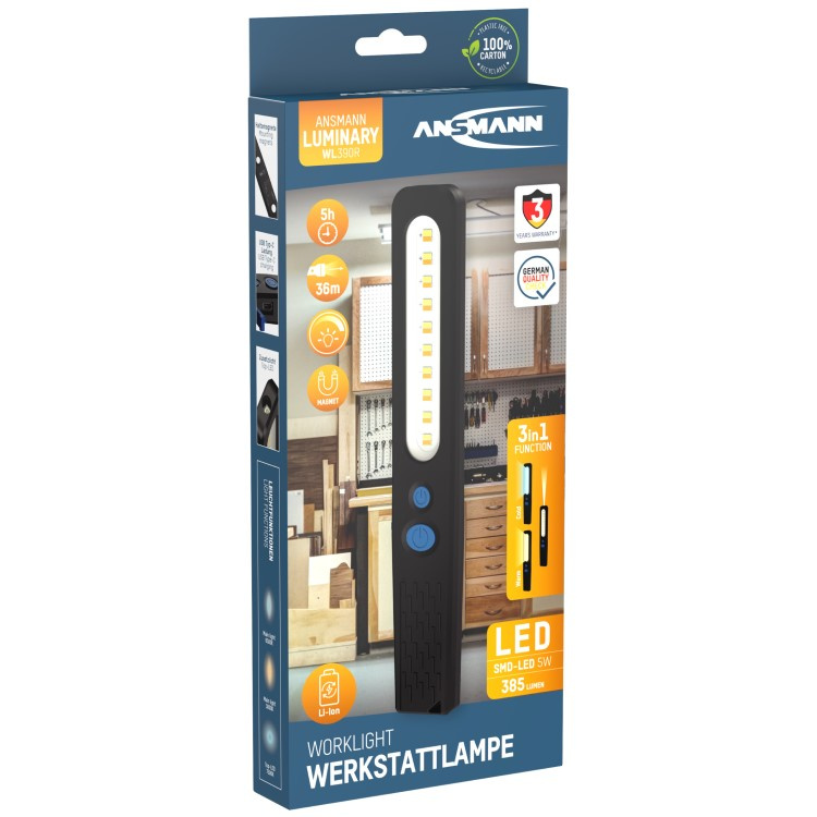 WL1000R rechargeable work light – Ansmann: with charging station