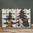 Wooden Advent Calendar House