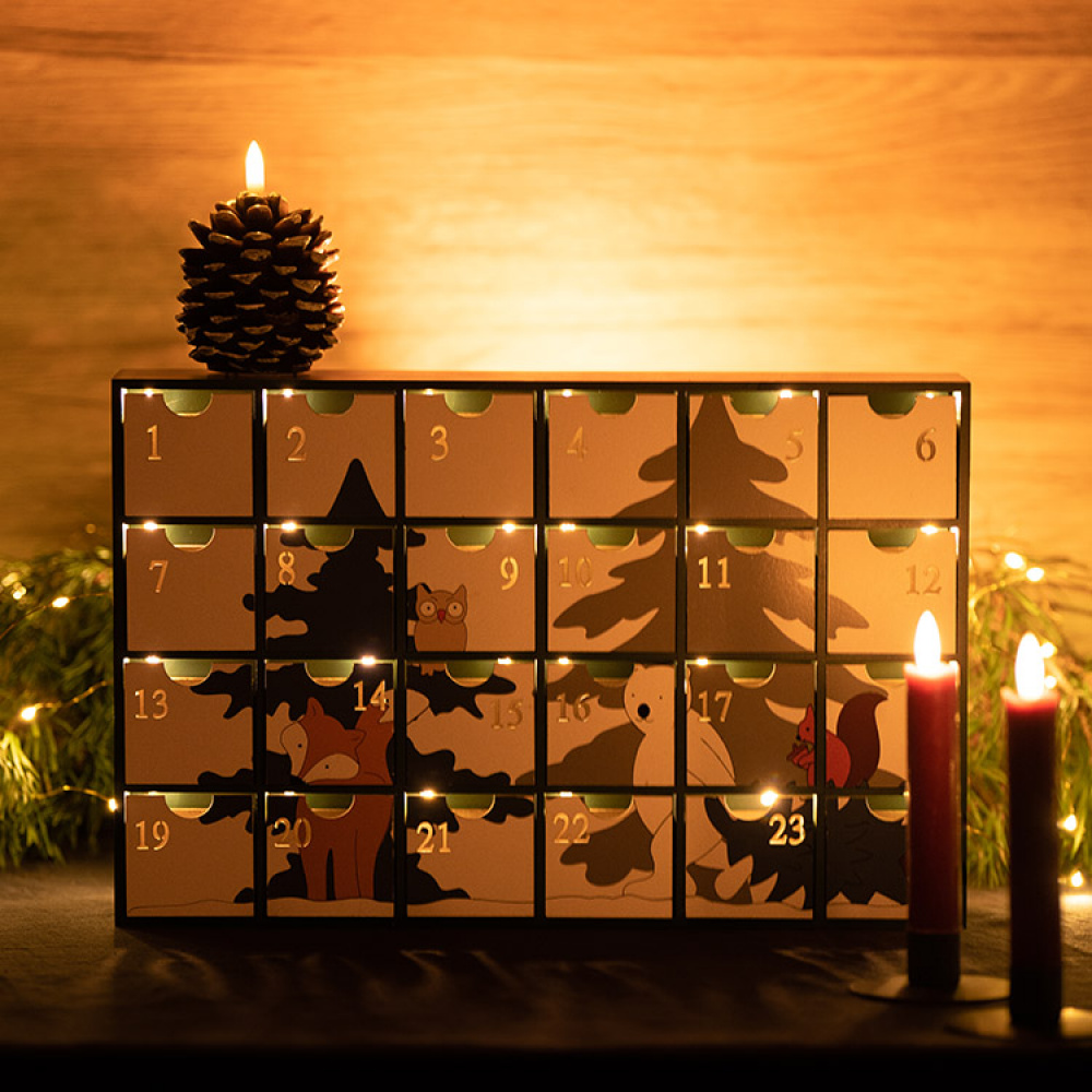 Wooden Advent Calendar House in the group Holidays / Advent & Christmas / Christmas decorations at SmartaSaker.se (13896)