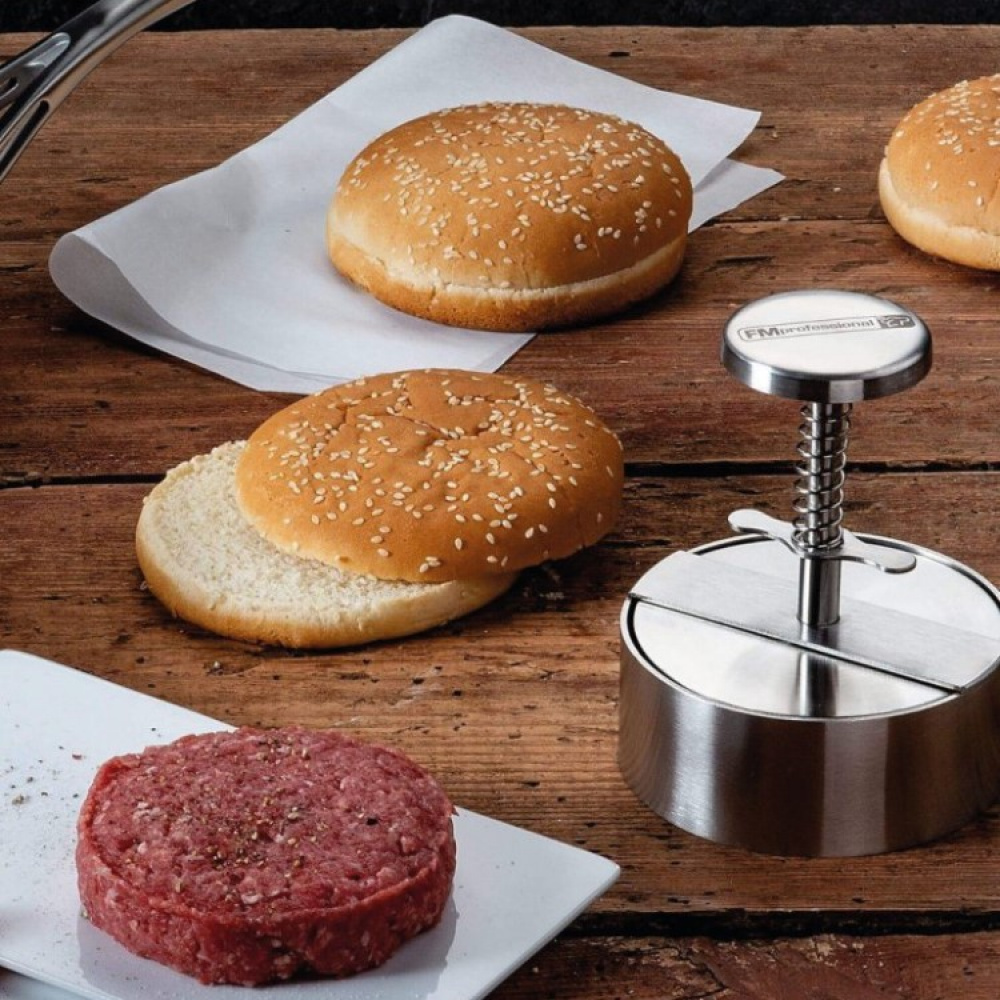 Hamburger press in stainless steel in the group House & Home / Kitchen / Kitchen utensils at SmartaSaker.se (13901)