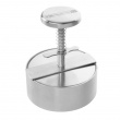 Hamburger press in stainless steel