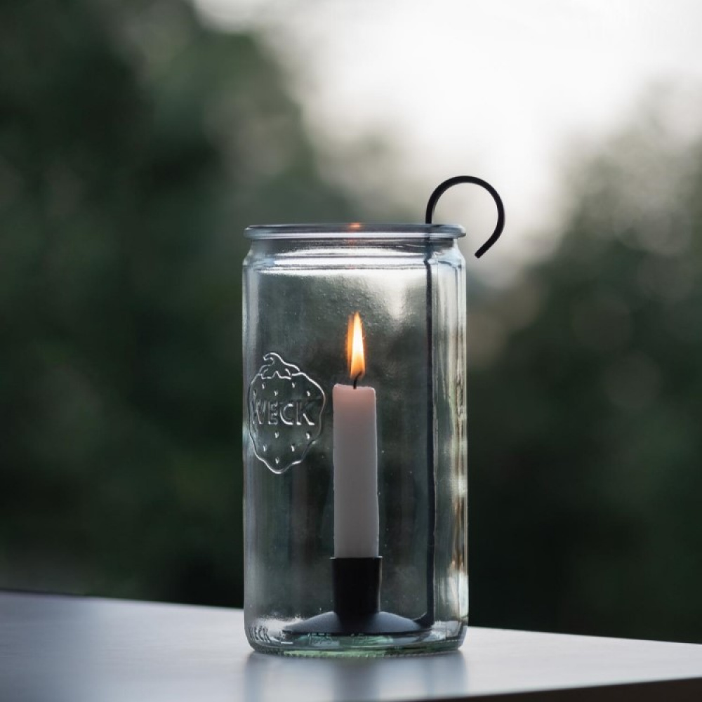 Candle holder with glass jar in the group Lighting / Candlesticks and accessories at SmartaSaker.se (13942)