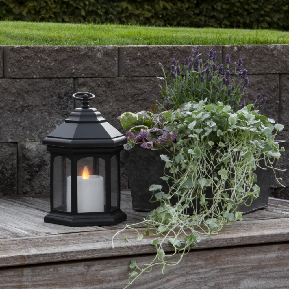 Battery operated outdoor light with timer in the group Lighting / Outdoor lighting / Pillar candles and lanterns at SmartaSaker.se (13949)