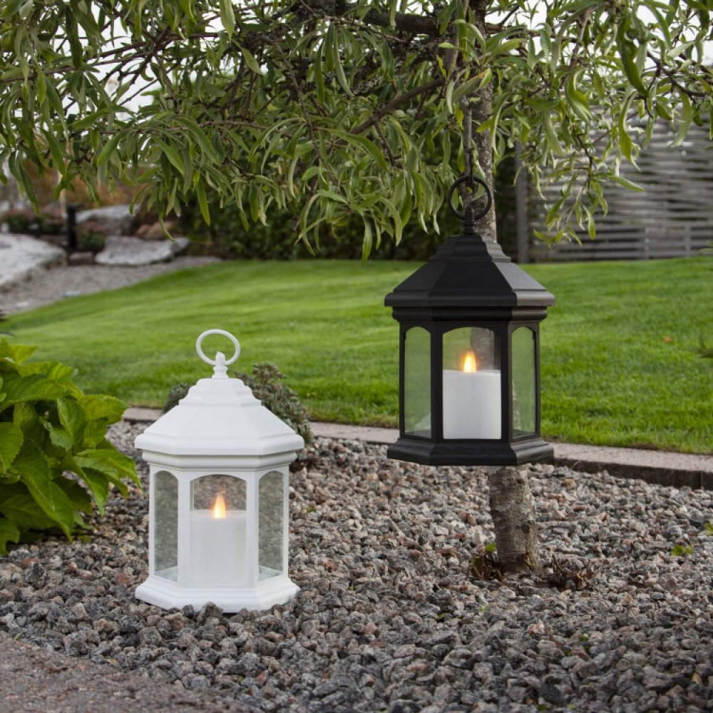 Battery operated outdoor light with timer in the group Lighting / Outdoor lighting / Pillar candles and lanterns at SmartaSaker.se (13949)