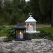 Battery operated outdoor light with timer