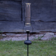Rain gauge with solar lighting