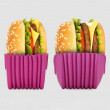 Hamburger holder Burger Buddy