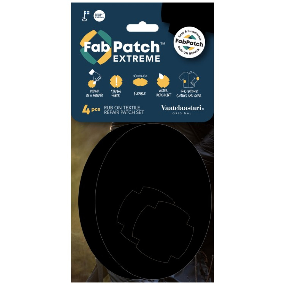 Self-adhesive patches Extreme 4-pack, FabPatch in the group Leisure / Mend, Fix & Repair at SmartaSaker.se (14026)