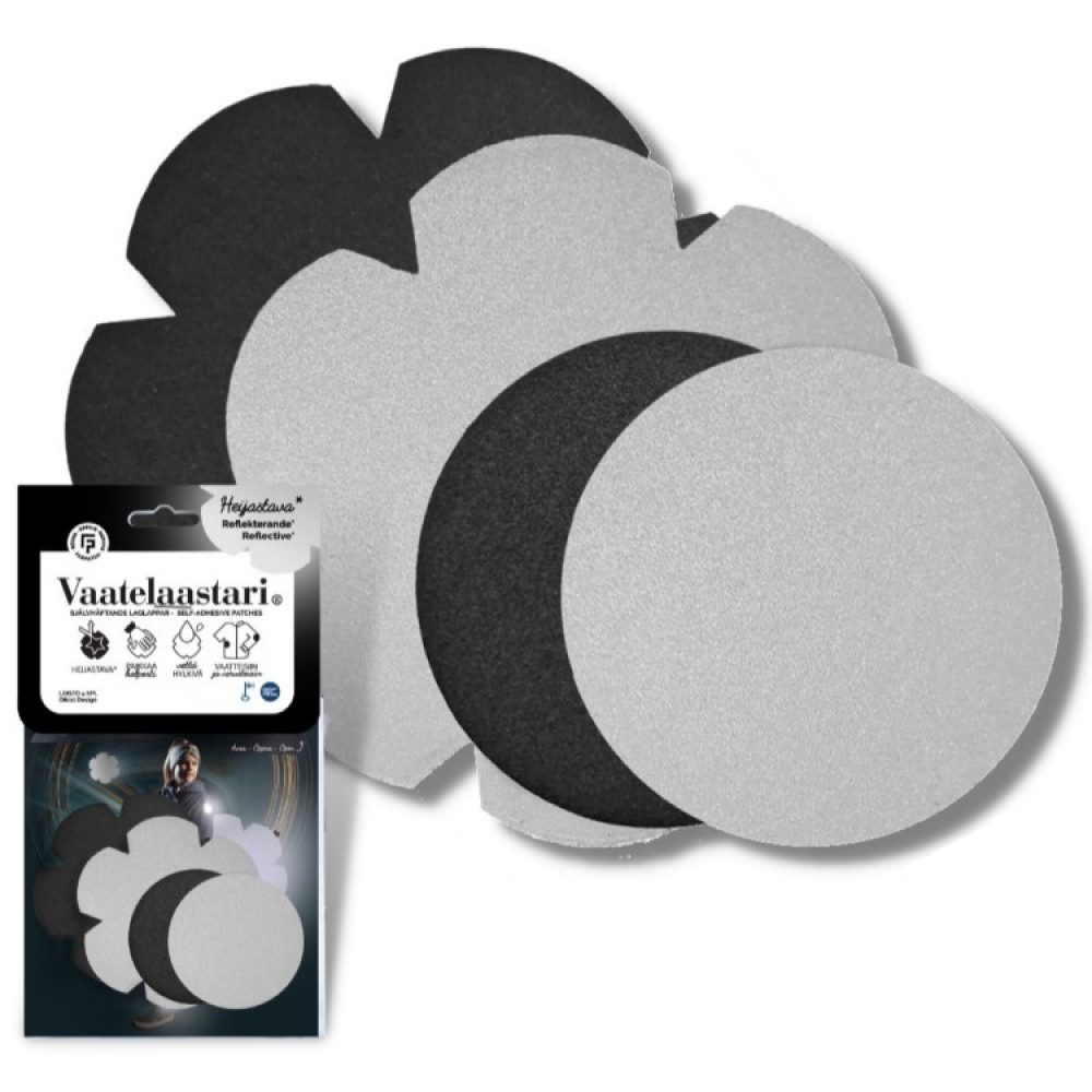 Self-adhesive reflective patches 4 pack, FabPatch in the group Leisure / Mend, Fix & Repair at SmartaSaker.se (14027)