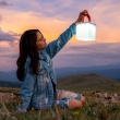 Solar lantern with Powerbank