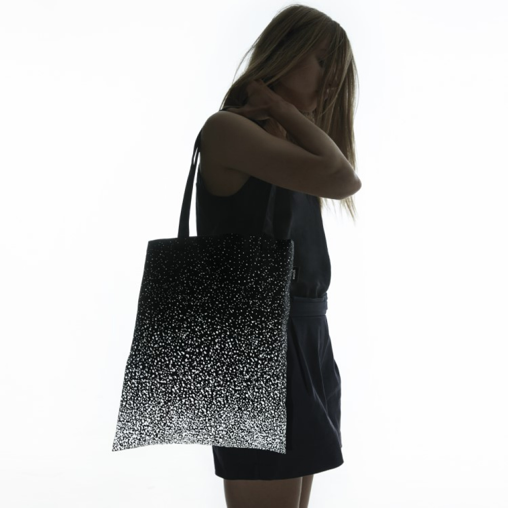Fabric bag with reflective print, MARCH in the group Leisure / Bags / Tote bags at SmartaSaker.se (14043)