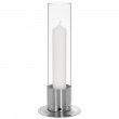 Candle holder with storm glass, Large Candle holder with storm glass, Large