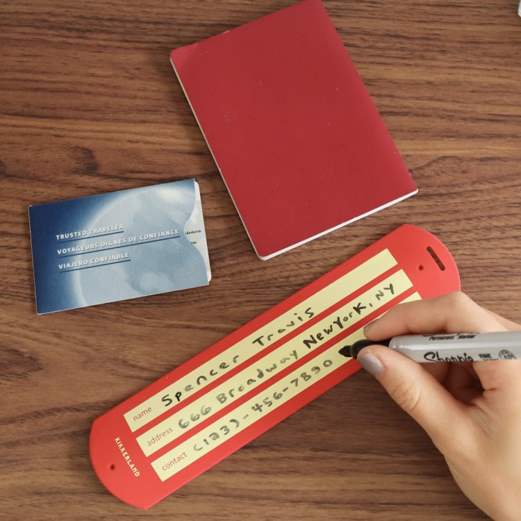 Silicone luggage tag in the group Leisure / Travelling at SmartaSaker.se (14081)