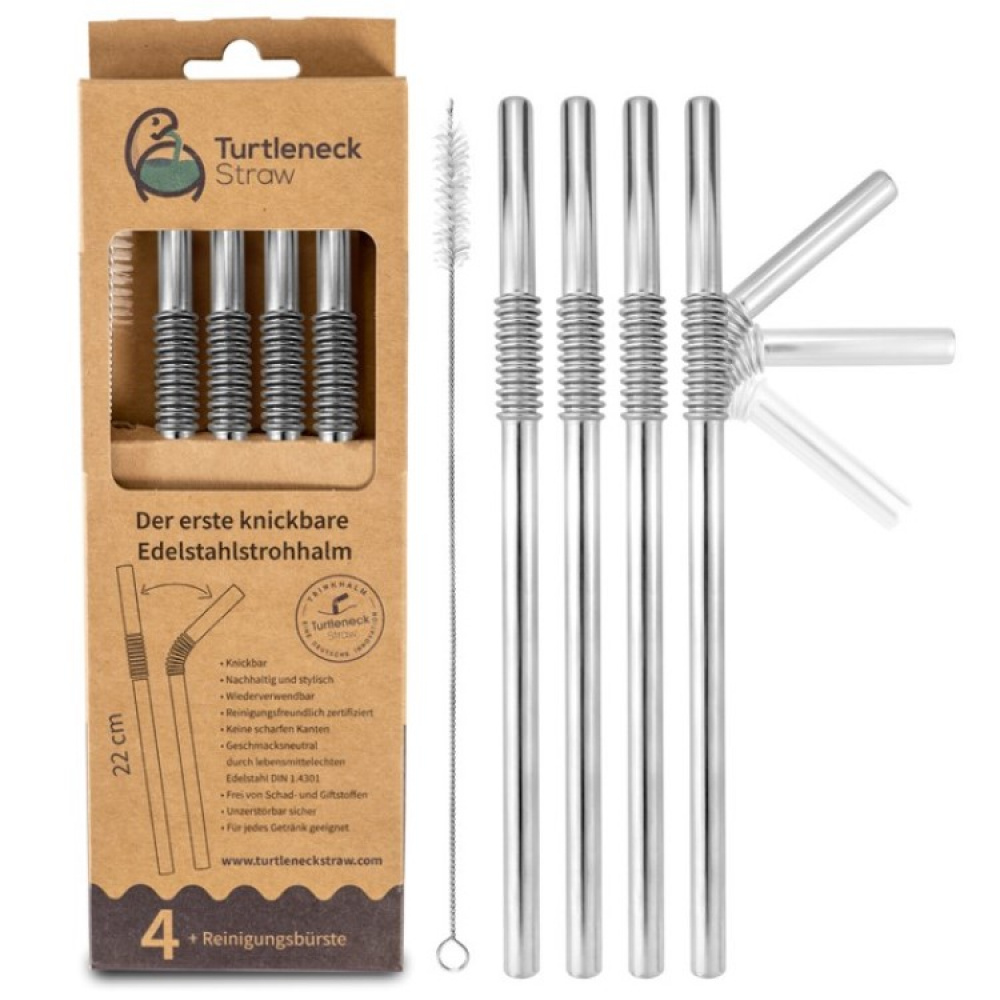 Flexible metal straws in the group House & Home / Kitchen / Beverages at SmartaSaker.se (14087)