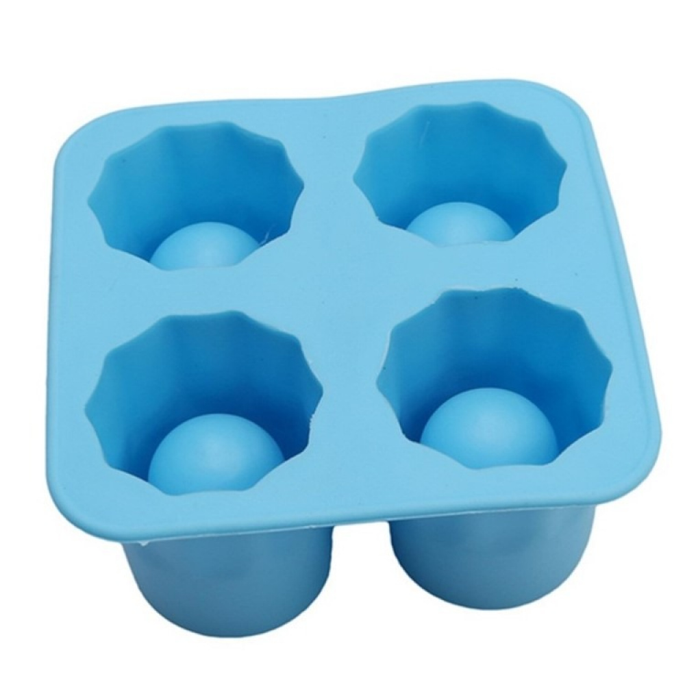 Shot Glass Ice Mold Cool 4 Cups Silicone Tray Great For Summer Party Home  Kitchen Event