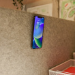 Phone holder with textile attachment MoMag Phone holder with textile attachment MoMag