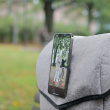 Phone holder with textile attachment MoMag Phone holder with textile attachment MoMag