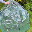 Plastic cover for net umbrella