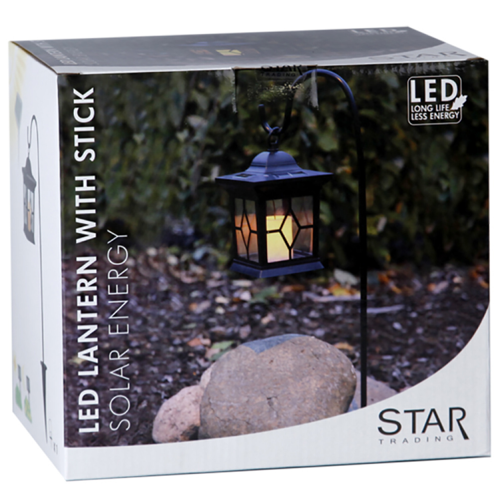 Solar-powered lantern in the group Lighting / Outdoor lighting / Outdoor decoration lighting at SmartaSaker.se (14143)