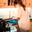 Microplastic filter for the sink
