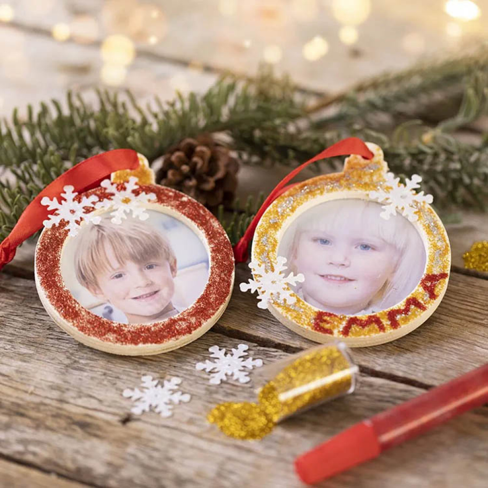 Personalisable Christmas tree decorations 3-pack in the group Holidays / Advent & Christmas / Christmas decorations at SmartaSaker.se (14164)