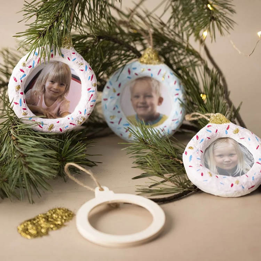 Personalisable Christmas tree decorations 3-pack in the group Holidays / Advent & Christmas / Christmas decorations at SmartaSaker.se (14164)