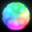 Light-up dog ball