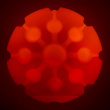 Light-up dog ball