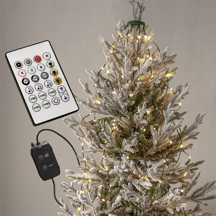 App-controlled Christmas tree lights - outdoor Christmas lights