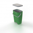 Green Lizzie waste separation, press and empty bins Green Lizzie waste separation, press and empty bins