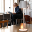 Rechargeable table lamp, Molto Luce Aesta