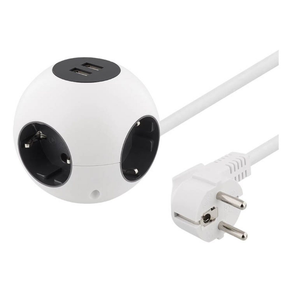 Adapter with USB in the group House & Home / Electronics / Cables & Adapters at SmartaSaker.se (14256)