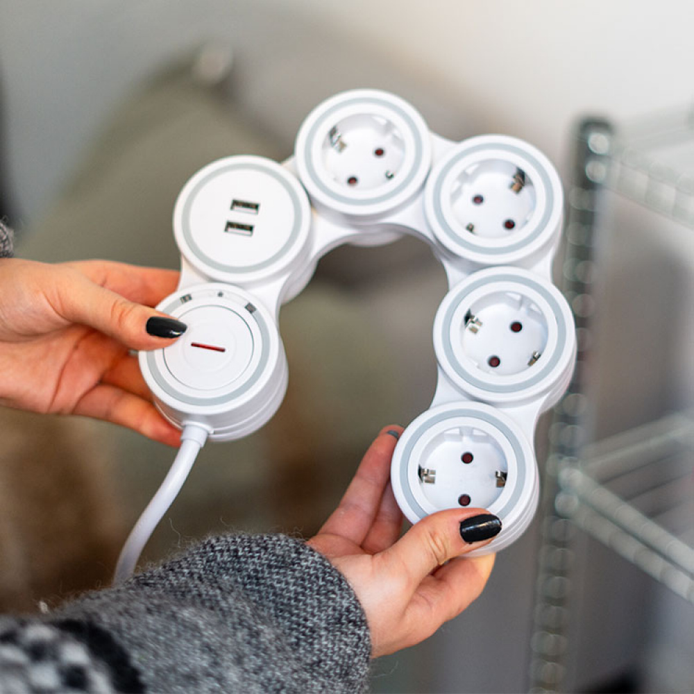 Settable power strip in the group House & Home / Electronics / Cables & Adapters at SmartaSaker.se (14257)