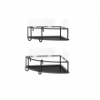 Metal corner shelf 2-pack