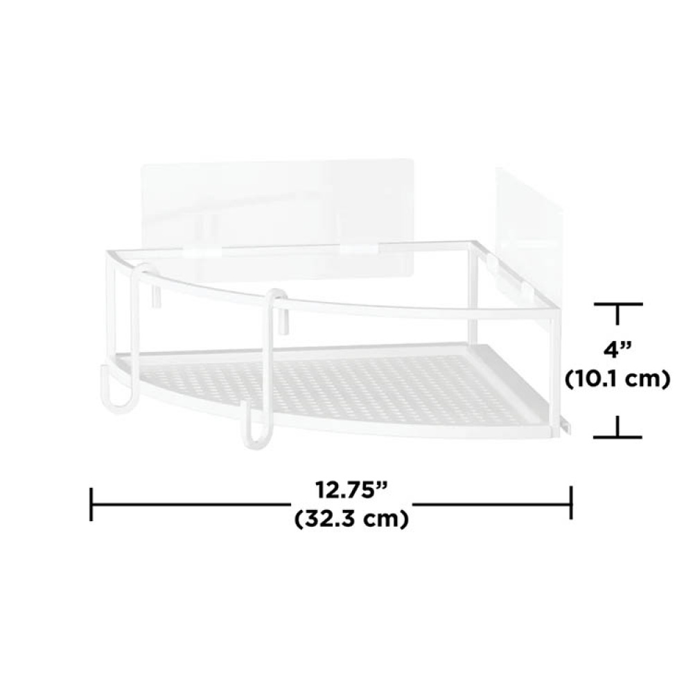 Metal corner shelf 2-pack in the group House & Home / Bathroom / Bathroom storage at SmartaSaker.se (14270)