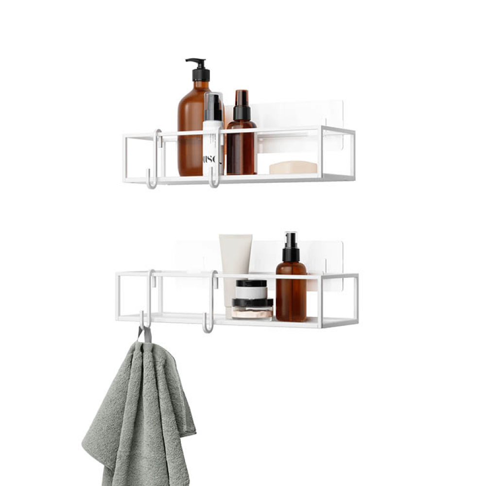 Metal shelf 2-pack in the group House & Home / Bathroom / Bathroom storage at SmartaSaker.se (14271)