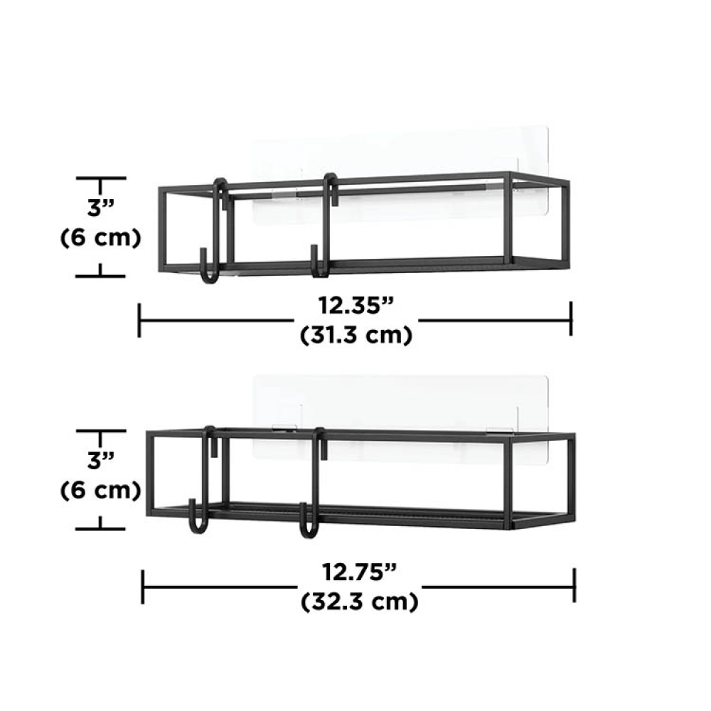 Metal shelf 2-pack in the group House & Home / Bathroom / Bathroom storage at SmartaSaker.se (14271)