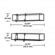 Metal shelf 2-pack