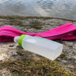 FlipBelt water bottle